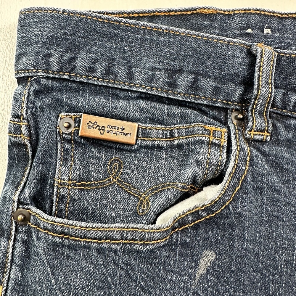 LRG Slim Straight Leg Jeans Men Actual 36x30 Blue Stretch Lifted Research Group - Picture 4 of 15